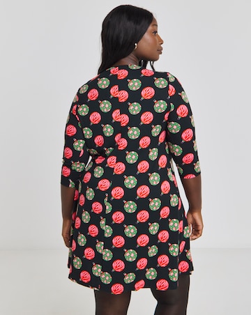 Supersoft Novelty Print Dress