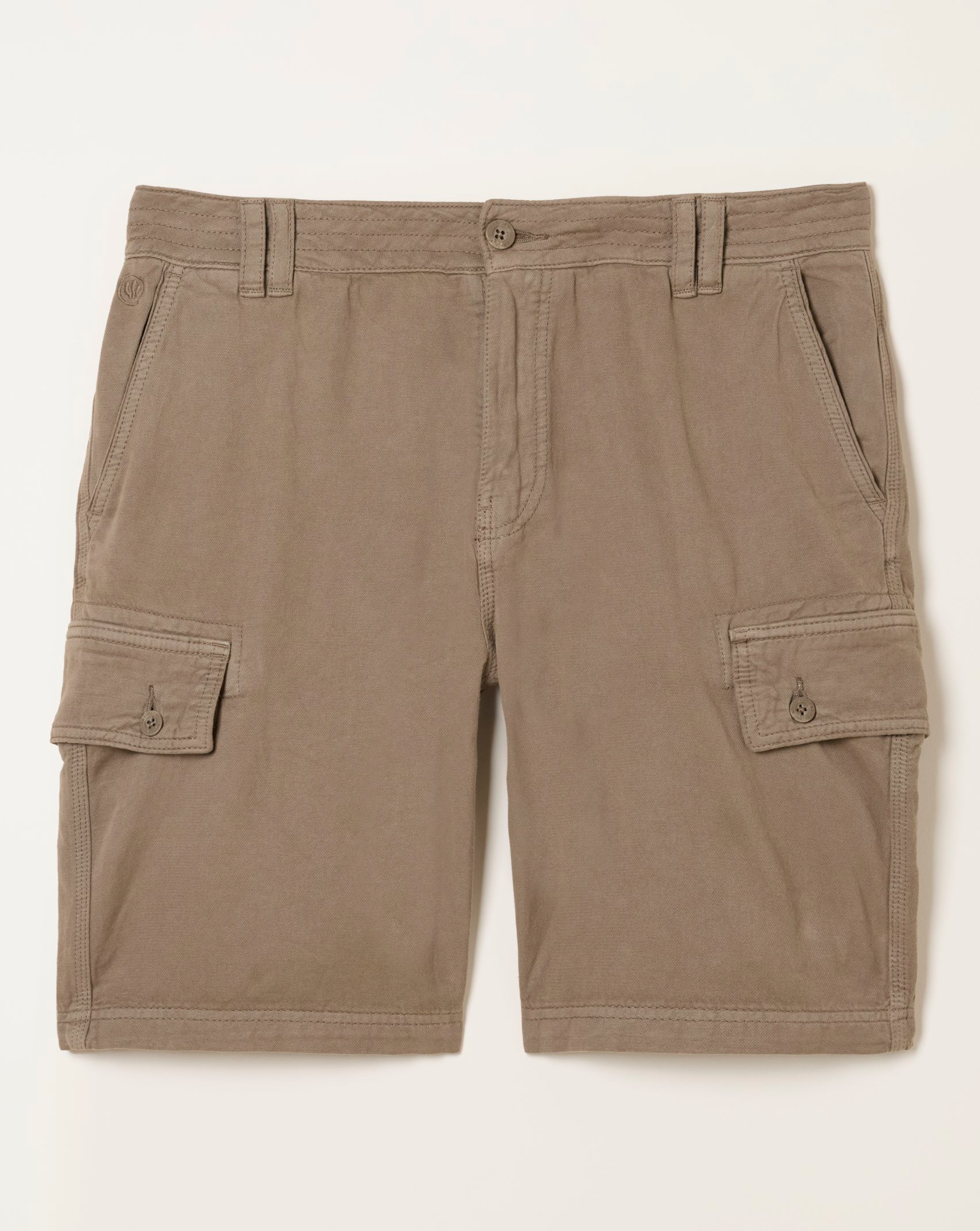 New In - FatFace Brecon Cargo Short - Dark Stone