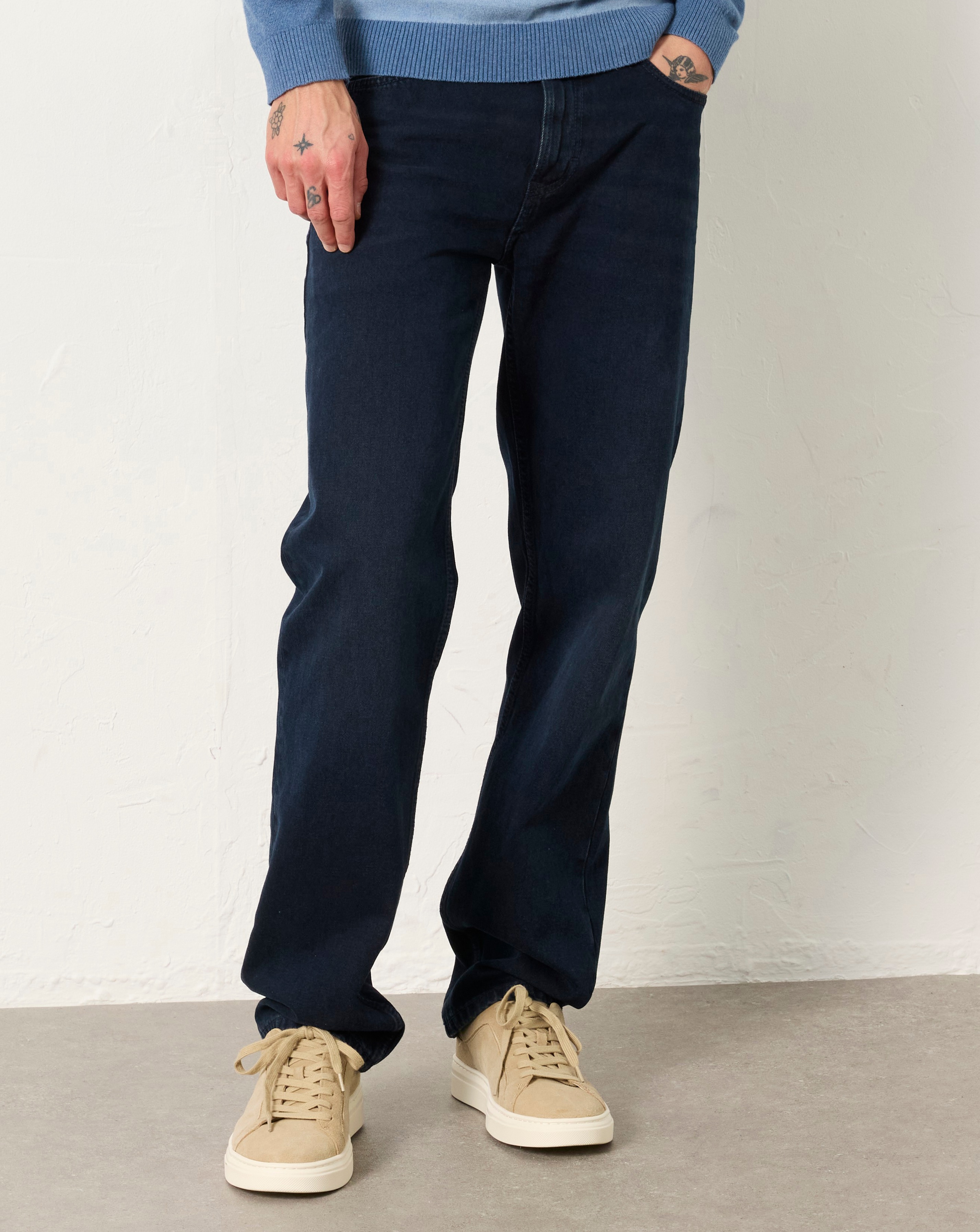 New In - FatFace Straight Fit Jean - Dark Denim