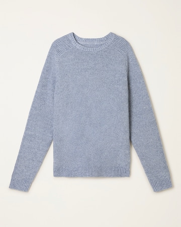 FatFace Bourton Knitted Jumper (Regular & Tall) - Light Blue