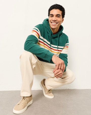 FatFace Brooke Overhead Stripe Sweatshirt (Regular & Tall) - Jade