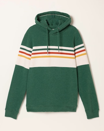 FatFace Brooke Overhead Stripe Sweatshirt (Regular & Tall) - Jade