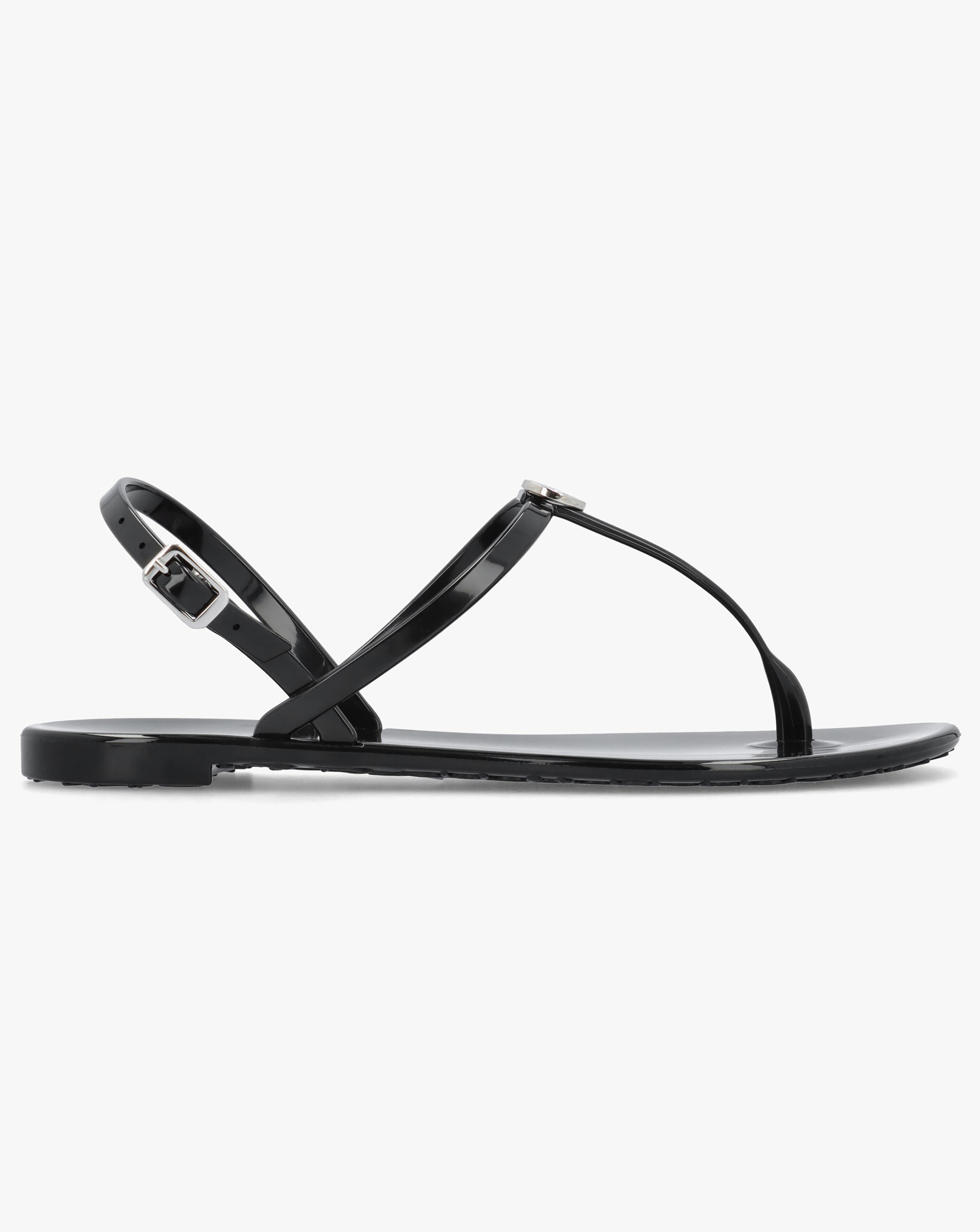 New In - Valentino Bags Jally Black Logo Sandals