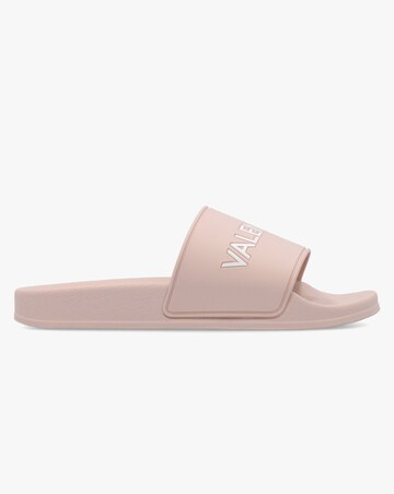 Valentino Bags Giada Pink Logo Sliders Standard Fit