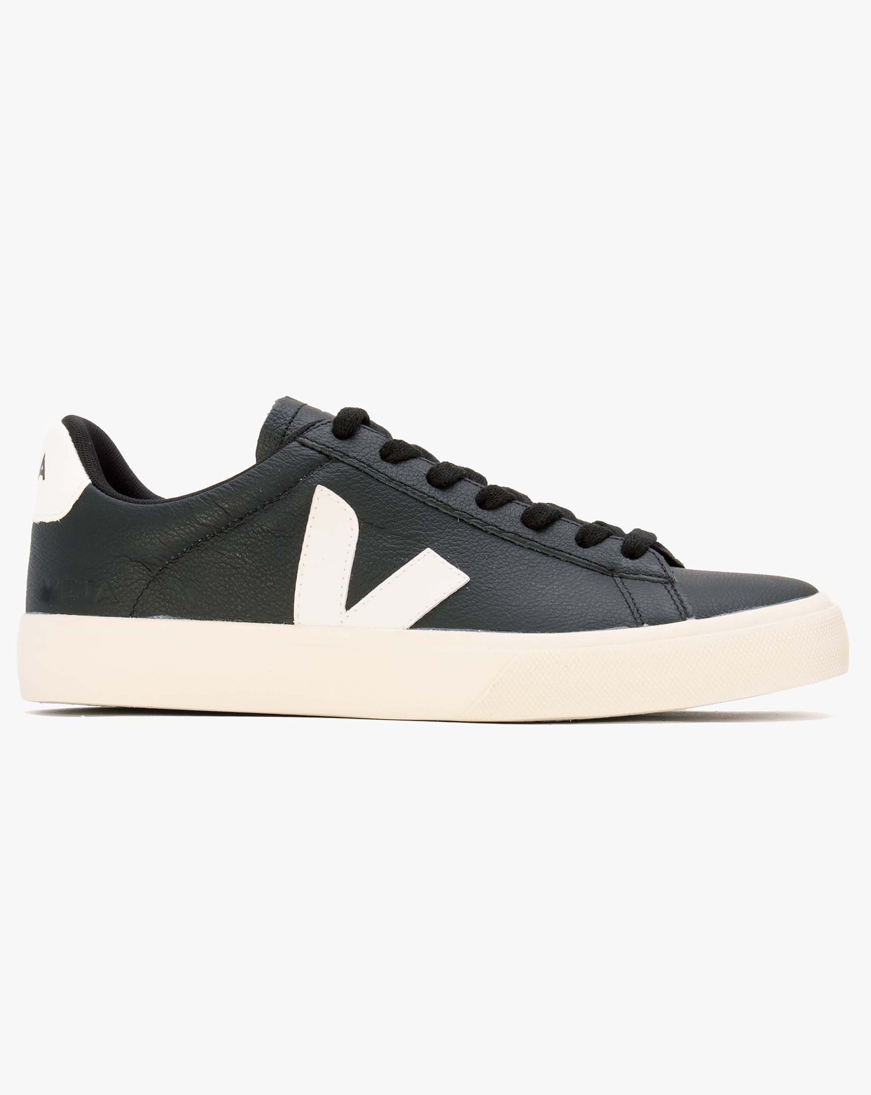 New In - Veja Campo Extra Black White Trainers