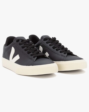 Veja Campo Black White Chromefree Leather Trainers