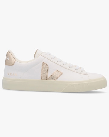 Veja Campo Extra White Platine Chromefree Leather Trainers