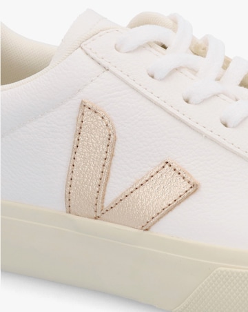 Veja Campo Extra White Platine Chromefree Leather Trainers