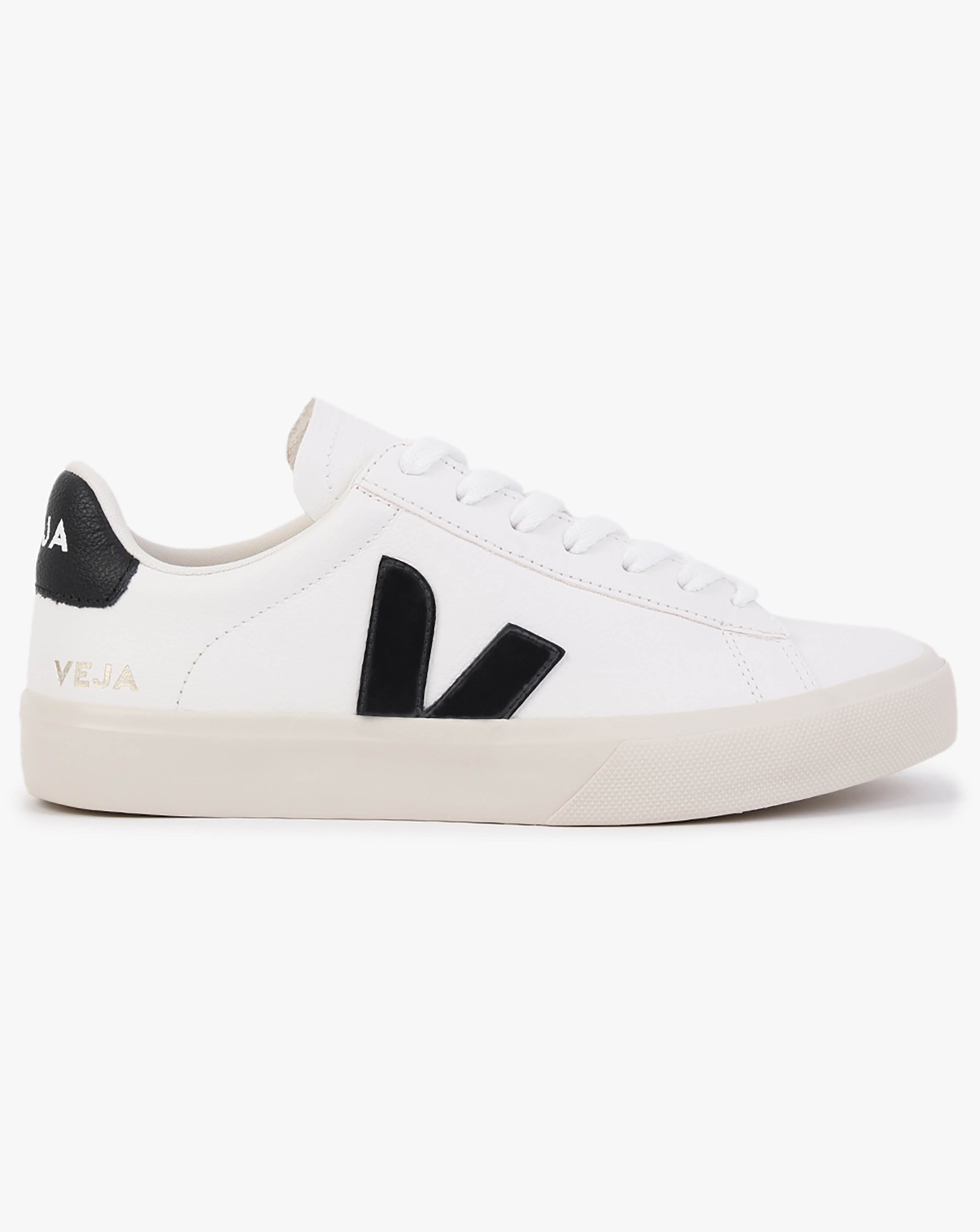 New In - Veja Campo Extra White Black Trainers