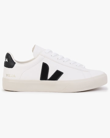 Veja Campo Extra White Black Chromefree Leather Trainers
