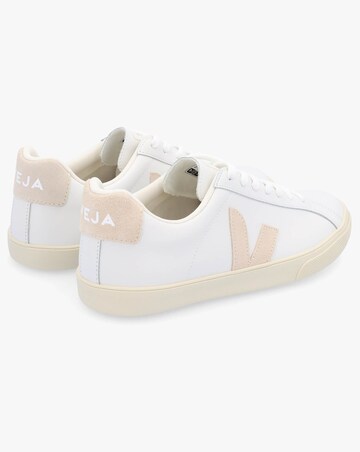 Veja Esplar Logo Extra White Sable Leather Trainers