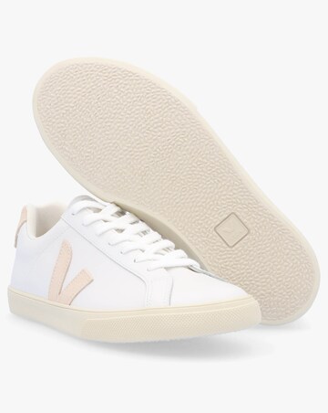 Veja Esplar Logo Extra White Sable Leather Trainers