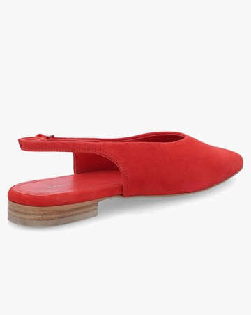 Radley Chiltern Grove Flame Suede Flat Sling Backs Standard Fit