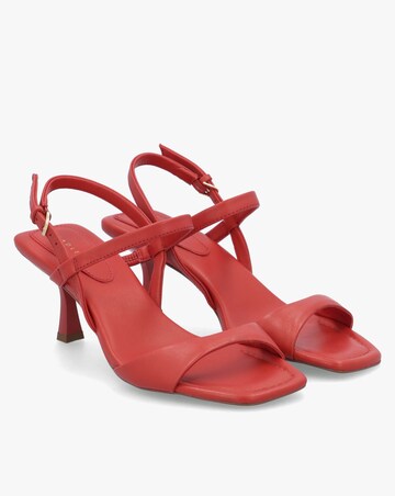 Radley Meadow Road Flame Leather Heeled Sandals Standard Fit