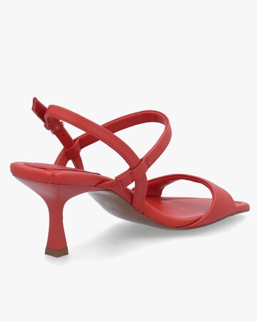 Radley Meadow Road Flame Leather Heeled Sandals Standard Fit