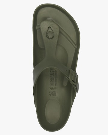 Birkenstock Gizeh EVA Khaki Toe Post Sandals Standard Fit