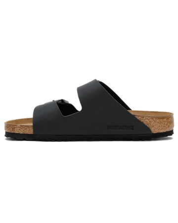Birkenstock Arizona Black Birko-Flor Two Bar Mules Standard Fit