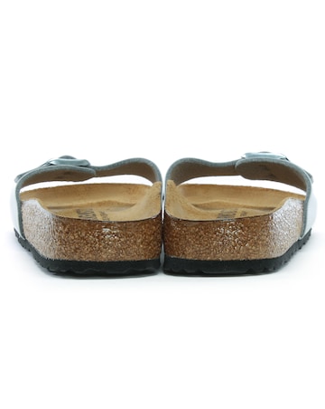 Birkenstock Madrid Silver Birko Flor Mules Narrow Width