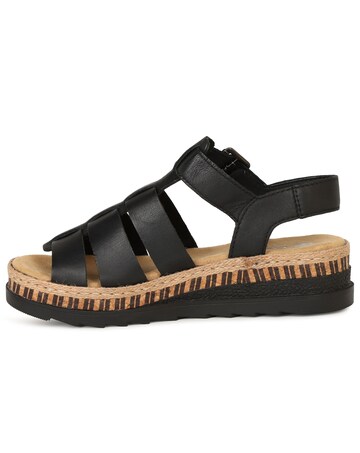 Rieker Costa Rica Womens Wedge Sandals