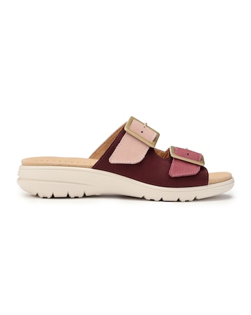 Hotter Sunny Wide Fit Nubuck Sandal