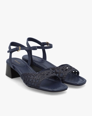 Radley The Camden Naval Leather Woven Low Heel Sandals Standard Fit