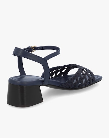 Radley The Camden Naval Leather Woven Low Heel Sandals Standard Fit