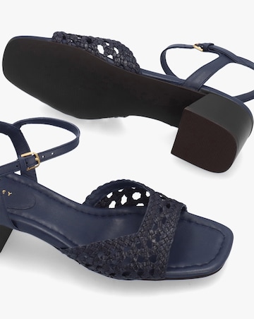 Radley The Camden Naval Leather Woven Low Heel Sandals Standard Fit