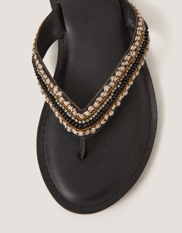 Monsoon Harper Beaded Leather Flip Flops