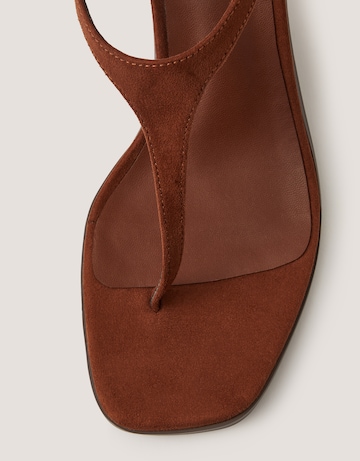 Monsoon Hatty Toe Post Tie Strap Heels