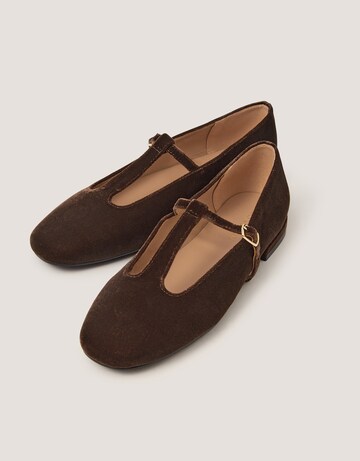 Monsoon Jesi Velvet Mary Jane Flats
