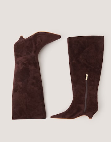 Monsoon Isha Faux Suede Heeled Boots