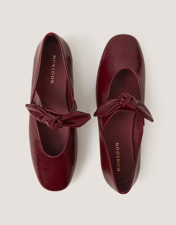Monsoon Hari Bow Mary Jane Ballet Flats
