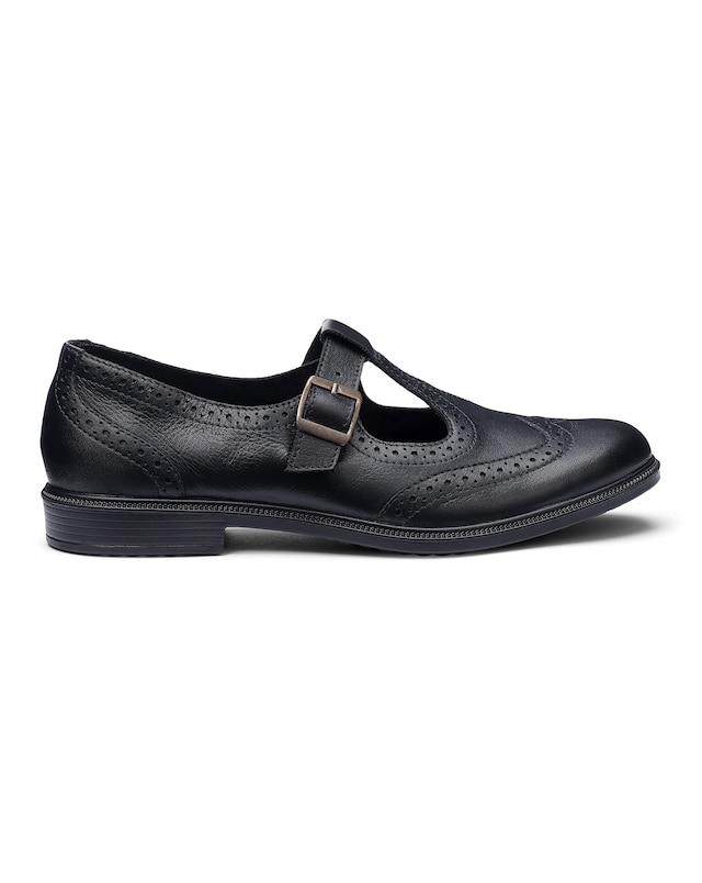 Hotter Lumen Wide Fit T-Bar Shoe