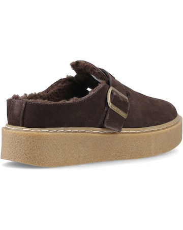 Hush Puppies Blanche Fur Mule