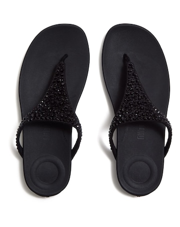 Fitflop Solay Mixed-Crystal Toe Post Sandal