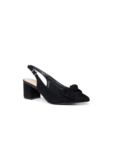 Paradox London Floriana Wide E Fit Slingback Shoes