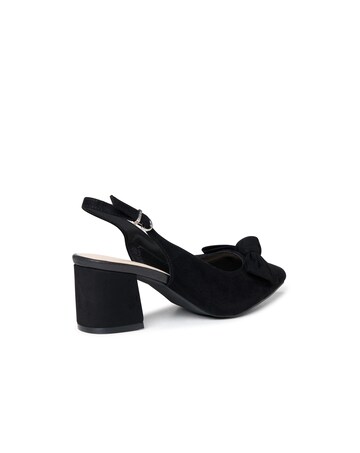 Paradox London Floriana Wide E Fit Slingback Shoes