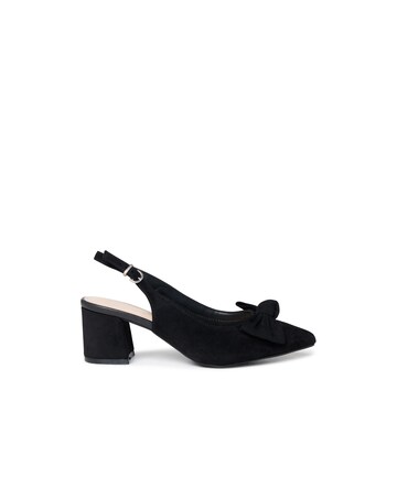 Paradox London Floriana Wide E Fit Slingback Shoes