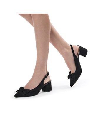 Paradox London Fallon Wide E Fit Slingback Shoes