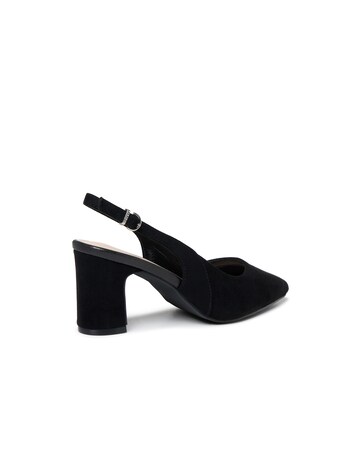 Paradox London Giana Wide E Fit Slingback Shoes