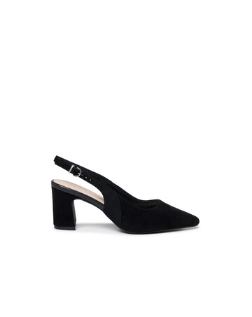 Paradox London Giana Wide E Fit Slingback Shoes