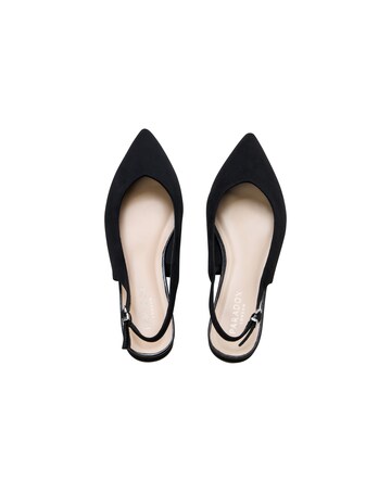 Paradox London Karissa Block Heel Slingback Shoes