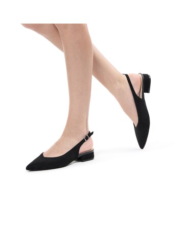 Paradox London Karissa Block Heel Slingback Shoes