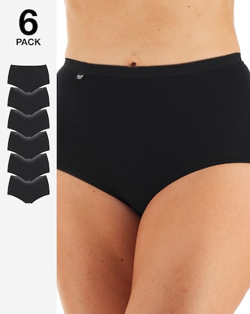 Sloggi 6 Pack Basic Maxi Briefs