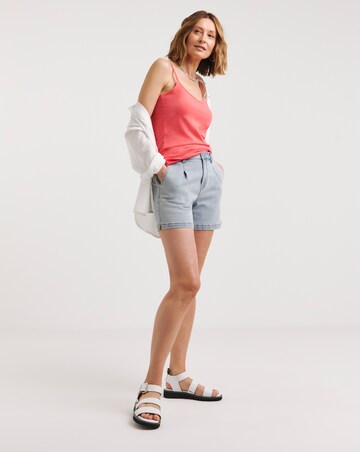 Coral Cami Vest with Adjustable Straps