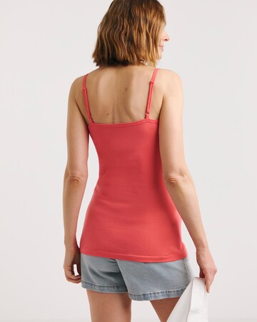 Coral Cami Vest with Adjustable Straps