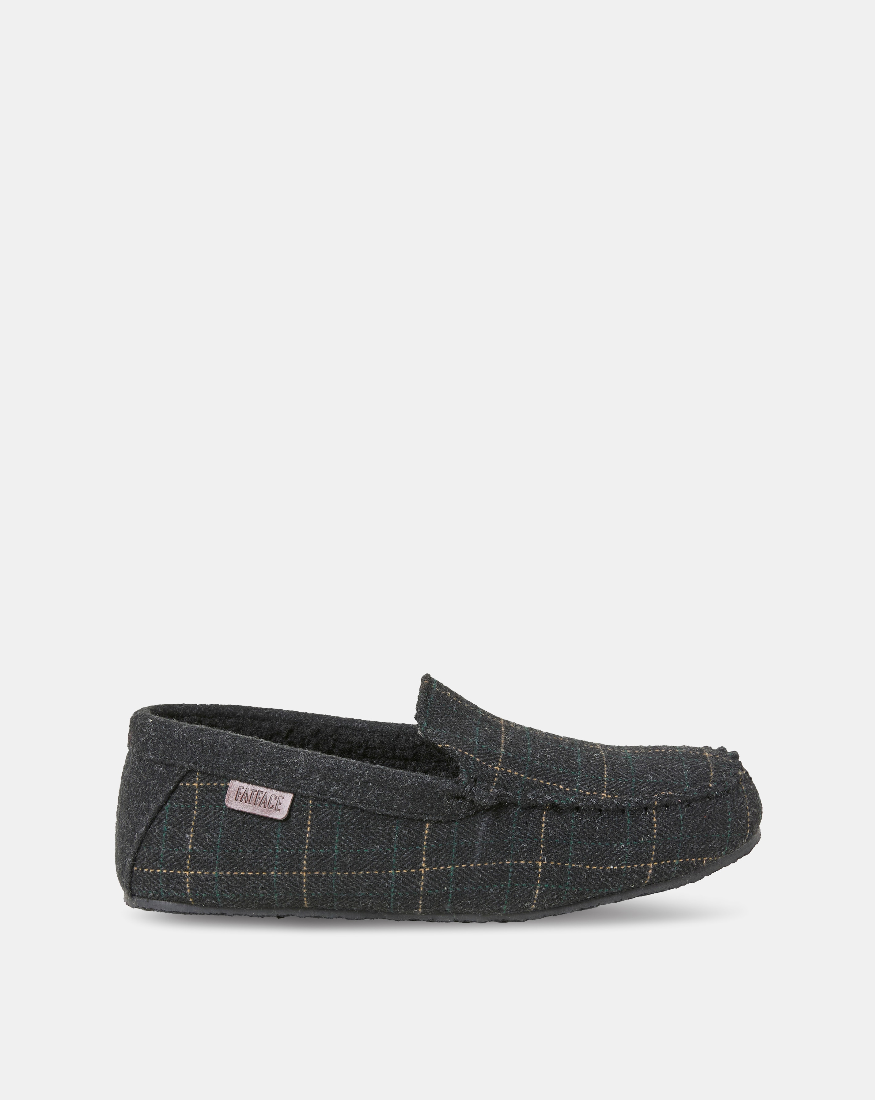 FatFace Noah Moccasin Slipper - Green