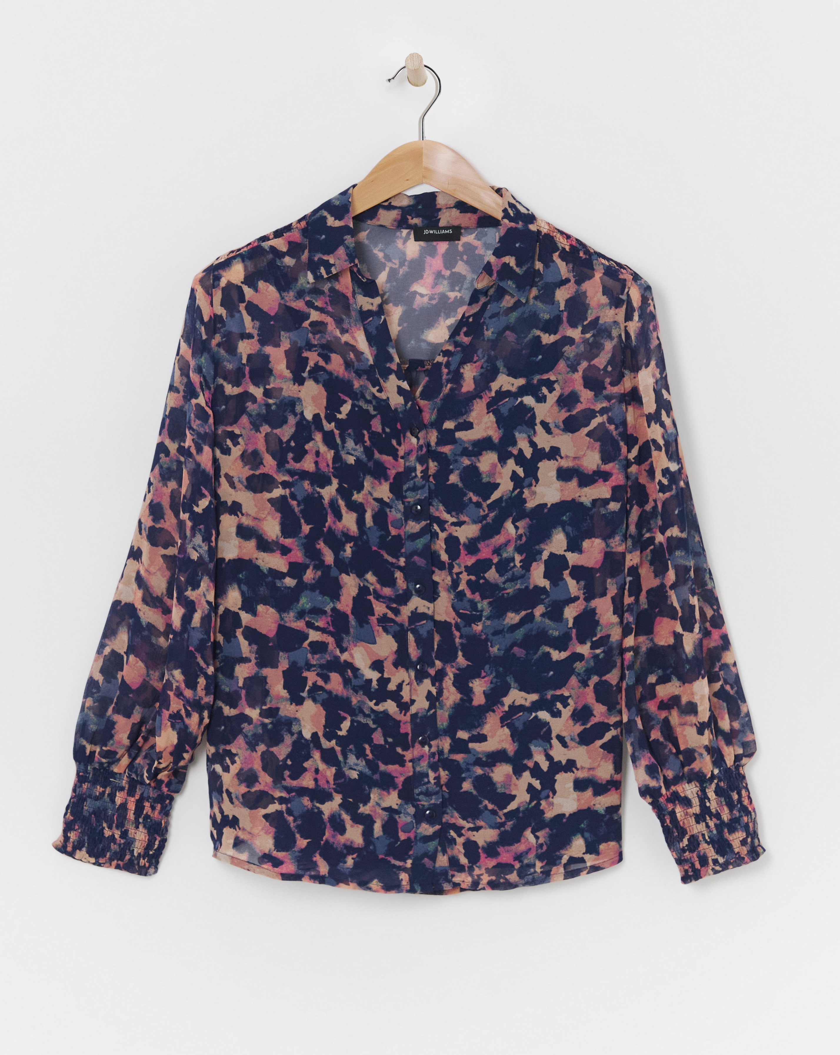 Sheer Long Sleeve Shirt