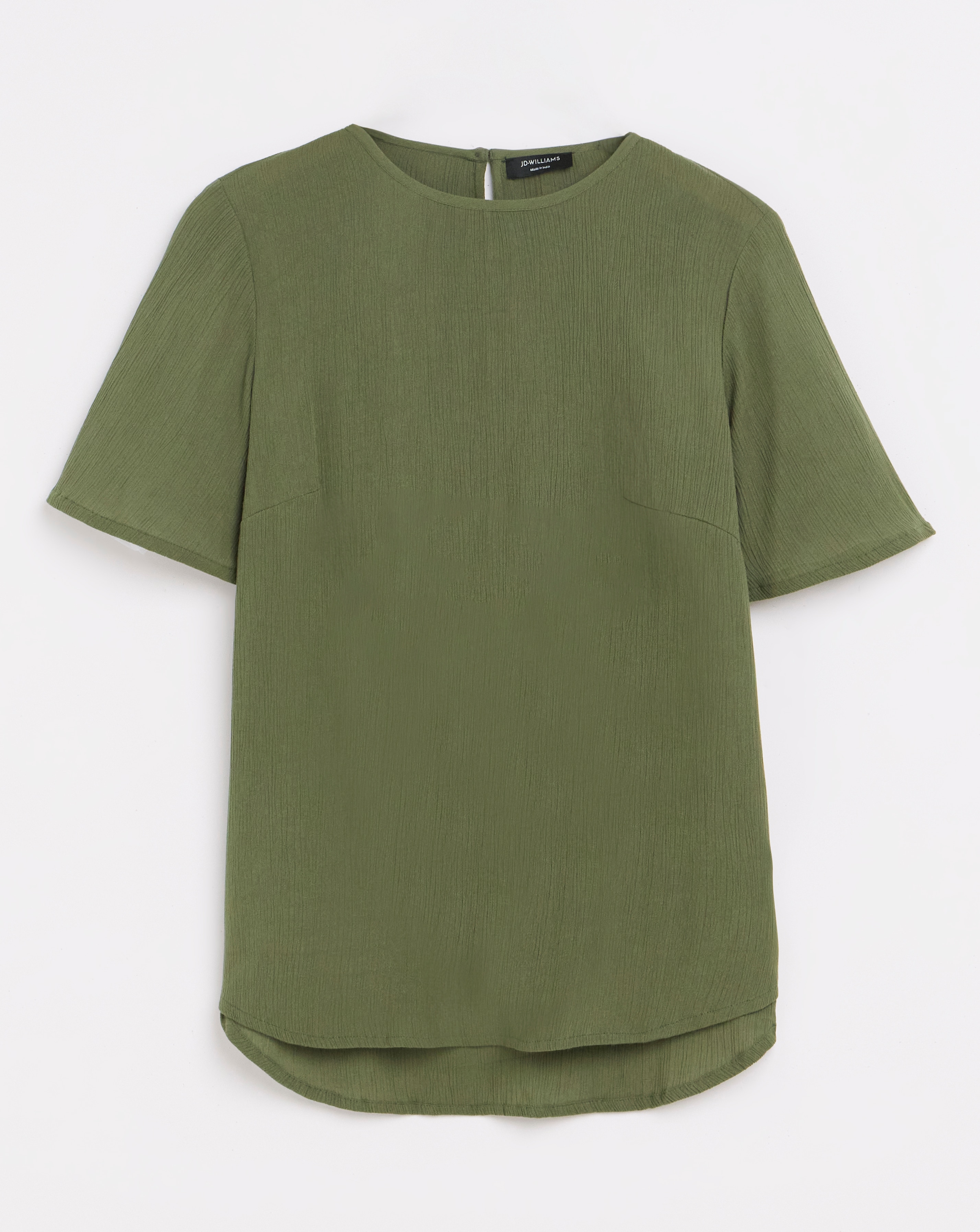 Boxy Fluted Sleeve Top