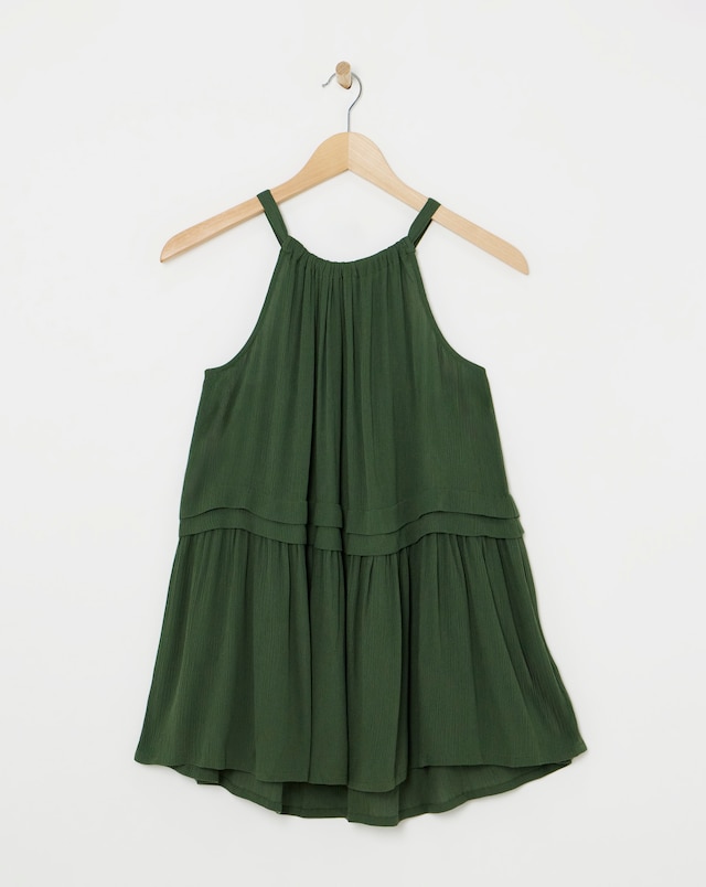 Crinkle Halter Top